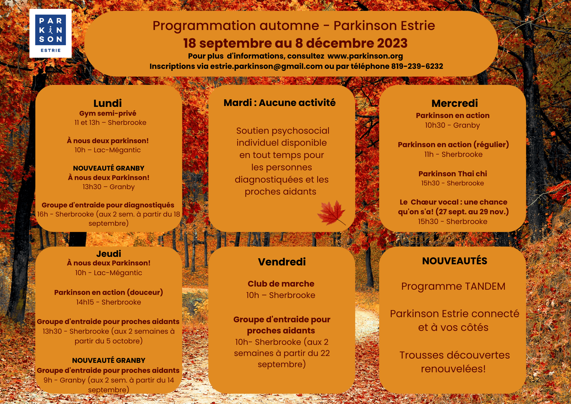Inscriptions en cours