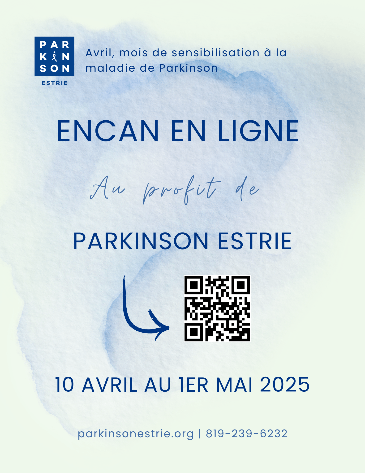 Encan en ligne au profit de Parkinson Estrie 